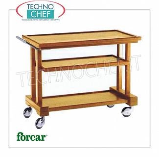 Carros de servicio de madera