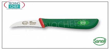 SANELLI - Cuchillo deshuesador curvo 6 cm - Línea profesional PREMANA - 330606 Cuchillo para pelar verduras, mm. 60 60