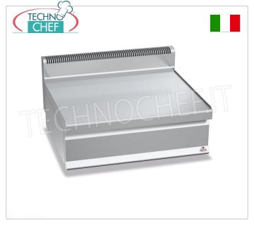 TECHNOCHEF - ENCIMERA NEUTRA, 1 módulo de 800 mm, Mod.N7-8B