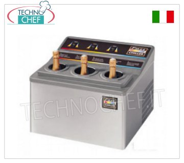 Enfriador de mesa para 3 botellas con temporizador