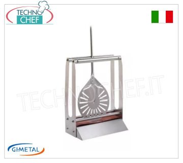 Gi-Metal - Porta pallets de suelo de acero inoxidable, medidas hasta Ø 26 - mod.APT26