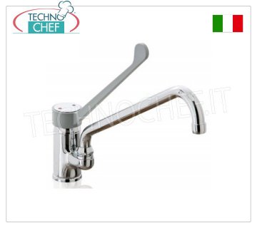 Grifo monomando con caño de 25 a 30 cm