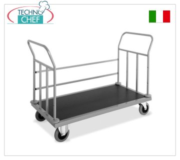Technochef - TROLLEY PARA EQUIPAJE / MALETA con laterales en 3 lados, art. 1894-2