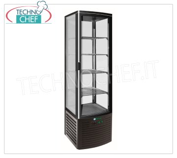 Vitrina refrigerada para bebidas, 1 puerta, ventilada, temp.+2°/+8°C, lt.280, clase C, mod.G-LSC280B
