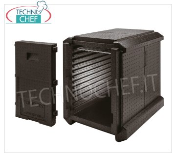 CONTENEDOR ISOTÉRMICO DE POLIPROPILENO, PORTER GN 1/1, dim.mm.650x500x610h