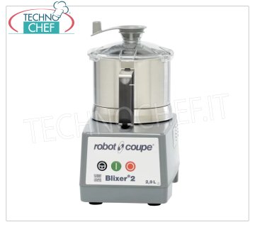 ROBOT COUPE - Cortador-Homogeneizador Blixer 2, recipiente de 2,9 l, 1 velocidad, dimensiones 210x281x389h
