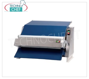 TECHNOCHEF - Laminadora de Pastelería Profesional con Rollos de 60 cm, Mod.2300 / MC60 Laminadora de acero inoxidable con 1 par de rodillos de 60 cm de largo, apta para pastas de azúcar, pasta de almendras y chocolate plástico, V.230 / 1, Kw 0.37, Peso 41 Kg, dim.mm.720x560x440h