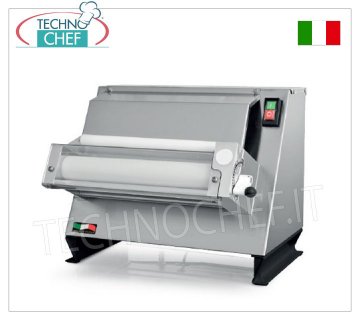 Laminadora inclinada con 1 par de rodillos de 300 mm de longitud, mod. 2300/M30