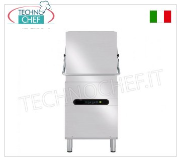 TECHNOCHEF - Lavavajillas de capota, controles digitales, máximo 60 cestos/hora