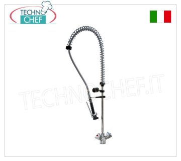 Grifo monomando con ducha suspendida