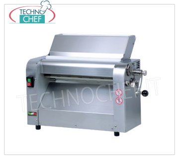 LAMINADORA DE PASTA PROFESIONAL con RODILLOS DE ACERO INOXIDABLE DE 420 mm