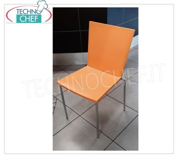 Silla para comedor, estructura de metal, apilable, disponible en 100 piezas - EXCELENTE ESTADO - Información SIMONE, 347 3636230. Silla para comedor de restaurante con estructura metálica, apilable, asiento en material plástico, dim.cm.45x47x82h - PRECIO UNITARIO - Disponible en 100 piezas