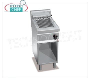 TECHNOCHEF - PARRILLA ELÉCTRICA, 1 módulo sobre MUEBLE ABIERTO, Kw.4,08, Mod.E7CG40M PARRILLA ELÉCTRICA, BERTOS, Línea MACROS 700, Serie PARRILLA ELÉCTRICA, 1 módulo sobre MUEBLE ABIERTO, V.400/3+N, Kw.4,08, Peso 49 Kg, dim.mm.400x700x900h