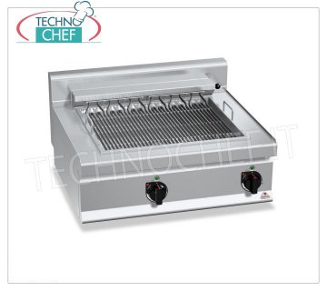 TECHNOCHEF - PARRILLA ELÉCTRICA, módulo DOBLE SUPERIOR, Kw.8,16, Mod.E7CG80B PARRILLA ELÉCTRICA, BERTOS, Línea MACROS 700, Serie PARRILLA ELÉCTRICA, módulo DOBLE SUPERIOR, MANDOS INDEPENDIENTES, V.400/3+N, Kw.8,16, Peso 75 Kg, dim.mm.800x700x290h