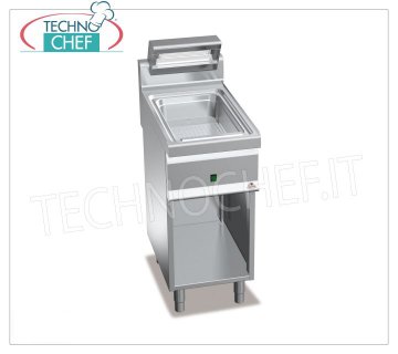 TECHNOCHEF - Calentador de Alimentos Eléctrico Profesional, 1 módulo sobre MUEBLE ABIERTO, Kw.1,1, Mod.E7SP-4M Calientacomidas-calentador de patatas eléctrico, BERTOS, Línea MACROS 700, Serie CONSTANT, 1 módulo sobre ARMARIO ABIERTO, V.230/1, Kw.1,1, Peso 30 Kg, dim.mm.400x700x900h