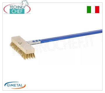 Gi.Metal - Cepillo para Horno con Cerdas de Latón - mod.AC-SP3