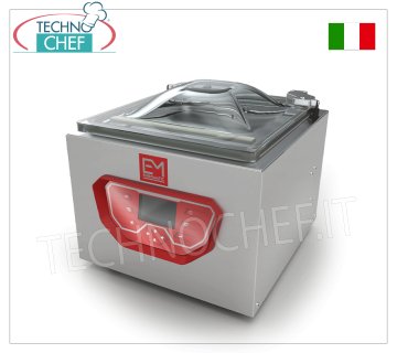Máquina de vacío de campana profesional, cámara de 410 x 450 x 220 mm, barra de sellado de 400 mm, bomba de vacío de 20 m³/h