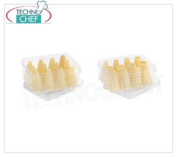 Boquillas para bolsa decoradora Caja con 12 boquillas de plástico surtidas
