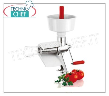 pasapurés manual de profesional mesa Digestor de pasta, diámetro 21 cm, disco suministrado con agujeros de 1 mm