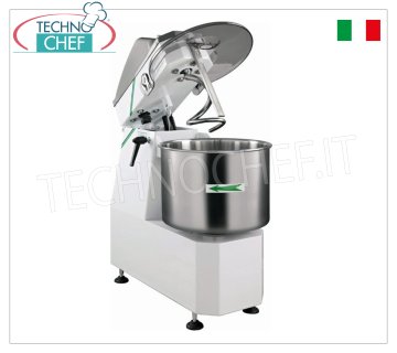 Fimar - Mezcladora de espiral 50 kg (cuba de 62 lt), dimensiones 927x520x1074h