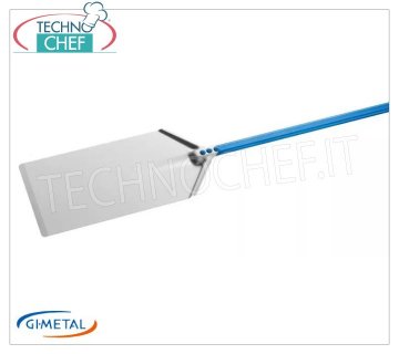 Gi-Metal - Pala de aluminio para pinzas romanas, Blue Line, longitud del mango 60 cm Pala de aluminio para empuñadura romana, Blue Line, ligera, flexible y resistente, dim.mm 230x400, largo mango 600 mm.