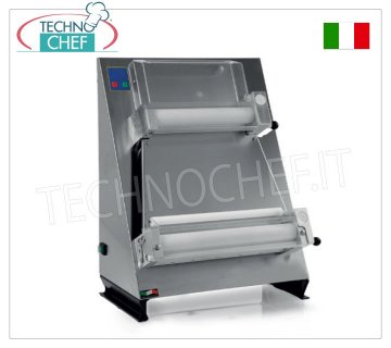 Camilla para pizza con 2 pares de rodillos paralelos de 400 mm, mod 2300/L40P
