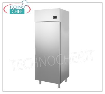 Technochef- Mueble Frigorífico 1 Puerta, 600 lt, Ventilado, Temp.-15°/-18°C, Clase D Armario Congelador 1 Puerta, Profesional, estructura exterior en acero inoxidable, lt.600, Temp.-15°/-18°C, ECOLÓGICO en Clase D, Gas R290, ventilado, V.230/1, Kw.0, 48, Peso 70 Kg, dim.mm.720x700x2020h