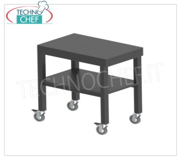 Carros de servicio de madera Carro de servicio en madera lacada en los colores estándar, con 2 baldas, portaplatos retráctil deslizante, capacidad máxima Kg.30, GAMA COMPLETA