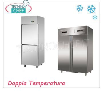 Armarios frigoríficos industriales 2 temperaturas, 2 compartimentos 