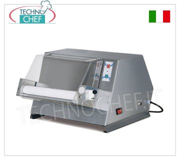 Laminadora inclinada con 1 par de rodillos de 30 cm de largo, mod. DL30M