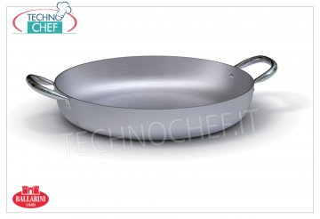 Ballarini - Aluminio PAN 2 asas, grosor 3 mm, Profesional Bandeja 2 asas, SERIE 7000, en ALUMINIO, 200 mm de diámetro, 55 mm de altura