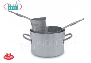 Ballarini - COCEPASTA de aluminio con 2 MEDIAS CESTAS,
