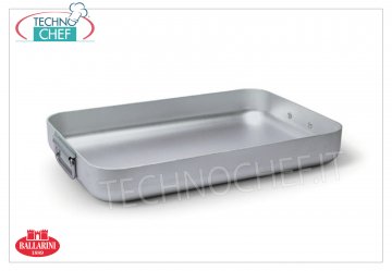 Ballarini - ASADOR BAJO 2 asas en Aluminio, espesor 3 mm, Profesional