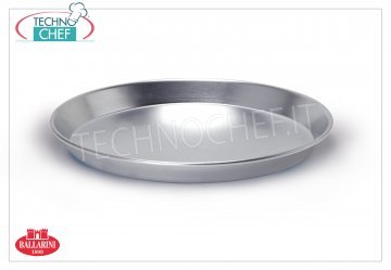 Ballarini - MOLDE PARA TORTAS CÓNICO BAJO en Aluminio con BORDE, espesor 3 mm, Profesional