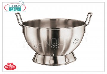 Ballarini Professionale - COLANDER ESFÉRICO 2 manijas en ACERO INOXIDABLE 18/10, Serie 9000 COLANDER ESFÉRICO 2 asas, SERIE 9000, en ACERO INOXIDABLE 18/10, diámetro mm.320, altura mm.180