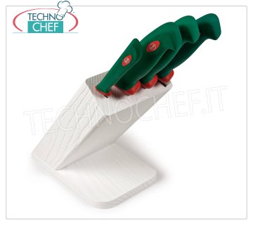 Sanelli - BLOQUE DE 4 CUCHILLOS, BLANCO - Línea PREMANA PROFESSIONAL - 927604B