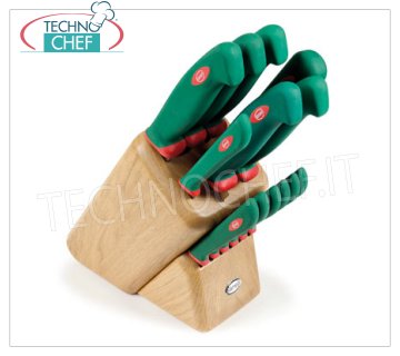 Sanelli - BLOQUE PARA CUCHILLOS MAXIME 13 en ROBLE - Línea PREMANA PROFESSIONAL - 946613