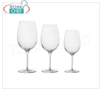 Vasos para la Mesa - serie completa coordinada COPA AROMÁTICA, LUIGI BORMIOLI, Colección Vinoteque Cata Cristallino