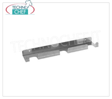 GI.METAL - Soporte de pared de 3 lugares, Mod.99364 Soporte de pared de 3 lugares (pala, pala, cepillo) en aluminio anodizado.