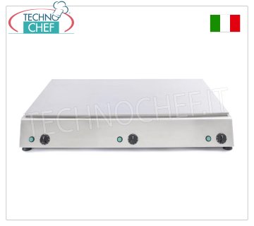 TECHNOCHEF - Piadina eléctrica profesional de sobremesa, 6 piadinas Ø 30 cm, Mod. 999.16354