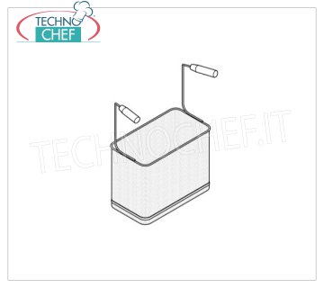 TECHNOCHEF - Cesta 1/3 para cocina de pasta, Mod.9CS1 / 3 Cesta 1/3 dim.mm.290x160x200h, para Pasta Cooker Line 900