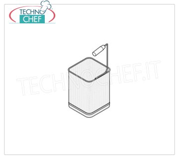 TECHNOCHEF - Cesta 1/6 DX para cocina de pasta, Mod.9CS1 / 6 DX