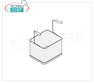 TECHNOCHEF - Cesta 2/3 para cocina de pasta, Mod.9CS2 / 3 Cesta 2/3 dim.mm.290x290x200h, para Pasta 900 Line Pasta Cooker