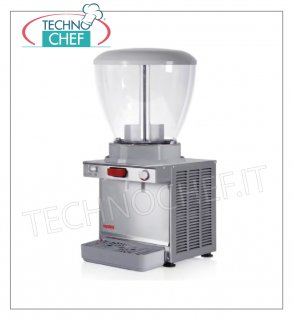 Máquina de bebidas frías - Depósito de 19 lt. Dispensador de bebidas frías con contenedor de 19 lt, peso 22, dim. mm 320x420x720h