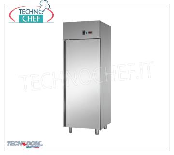 TECNODOM - Mueble Frigorífico 1 Puerta, lt.700, Pastelería, Profesional, Ventilado, Mod AF07MIDMTNPS Mueble frigorífico de 1 puerta, marca TECNODOM, estructura de acero inoxidable, capacidad 700 litros, PASTELERÍA, temperatura de funcionamiento -2°/+8°C, refrigeración ventilada, Bandejas Pastelería 600x400 mm, V.230/1, Kw.0,385 , Peso 120 Kg , dim.mm.710x800x2030h