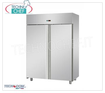 TECNODOM - Mueble Congelador-Congelador 2 puertas, 1400 lt, PASTELERÍA, Temperatura Negativa Armario congelador 2 puertas marca TECNODOM, estructura de acero inoxidable, capacidad 1400 litros, PASTELERÍA, baja temperatura -18°/-22°C, refrigeración ventilada, PASTELERÍA Bandejas 600x400 mm, V.230/1, Kw.0,7 ,Peso 169 Kg,dim.mm.1420x800x2030h