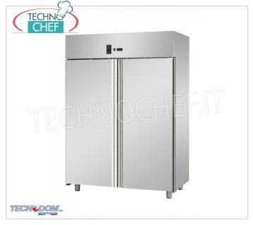 Frigor Mueble Pastelero 2 puertas, lt.1400, temp. -2°+8°C. - profesional Vitrina Frigorífica Pastelera 2 puertas, capacidad 1400 lt, temperatura de funcionamiento -2°/+8°C, refrigeración ventilada, Bandejas Pastelería 600x400 mm, V.230/1, Kw.0.57, Peso 160 Kg, dim.mm.1420x800x2030h