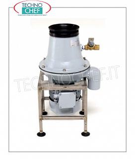 Trituradores de residuos Triturador bajo fregadero, capacidad de producción Kg/h 300, V.400/3, Kw.3,00, Peso 82 Kg, dim.mm.350x400x700h