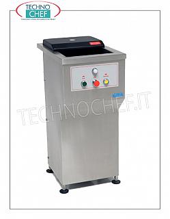 Trituradores de residuos Triturador de residuos de carga continua con panel de control, capacidad de producción Kg/h 200, V.400/3, Kw.1,80, Peso 80 Kg, dim.mm.400x600x940h