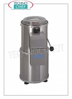 Cepillo de limpieza Limpiamejillones de acero inoxidable, capacidad de producción 60 Kg/h, carga de mejillones 3 Kg, V.400/3, Kw.0,37, Peso 39 Kg, dim.mm.350x550x700h